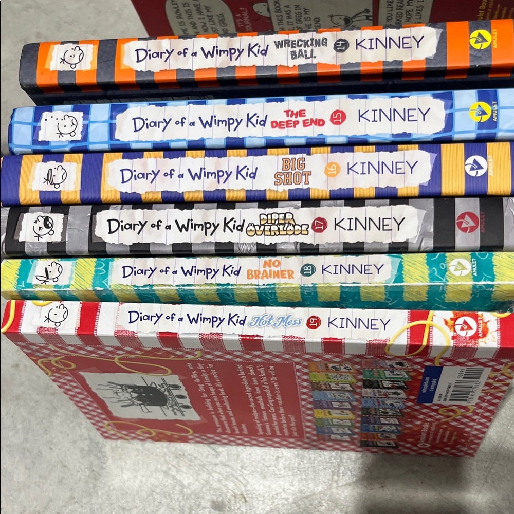 Diary of a Wimpy Kid Book Set by - Multicolor Kids Collection-REDUCED!